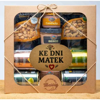 Dárková krabička VELKÁ DÁRKOVÁ SADA OLIVY+PAŠTIKY+MANDLE ke dni matek (VELKÁ DÁRKOVÁ SADA OLIVY+PAŠTIKY+MANDLE ke dni matek)