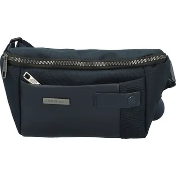 Kabelka Stylová textilní ledvinka Coveri Oleksiy, tmavě modrá