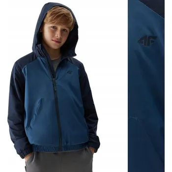 Chlapecká bunda 4F dětská větrovka bunda pro podzim, léto a jaro, velikost 164