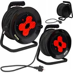 Ondragon Bubnový prodlužovací kabel 25 m 3×2,5 mm², 4 zásuvky, ochrana IP20