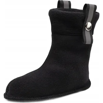 Dámské ponožky Zateplovací vložky do dětských holínek, oteplovací ponožky černé 34/35