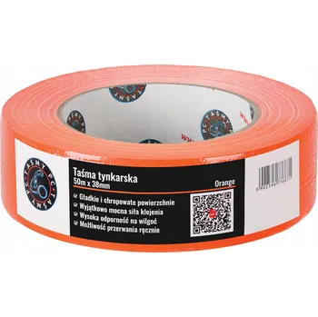 Lepicí páska Omítací páska DUCT TAPE oranžová, 50 m x 38 mm
