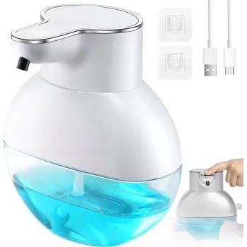 Dávkovač mýdla Bezdotykový dávkovač mýdla Bedee na kuchyňskou linku 420 ml bílý