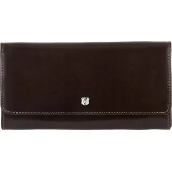 Peněženka Bartex hnědá dámská peněženka z pravé kůže