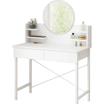 Toaletní stolek Toaletní Stolek Muvu bílý 80 x 125,5 x 40 cm