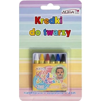 Pastelka PASTELKY NA MALOVÁNÍ OBLIČEJE 6 barev Aliga