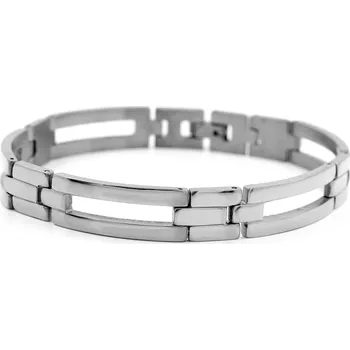 Náramek BRUNOshop.cz Dvojitý náramek stříbrná 220 mm