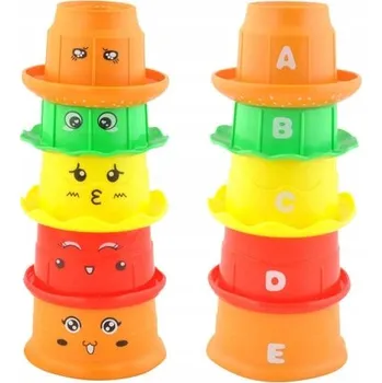 Hračka na písek Skládací hrníčky do pískoviště a koupele