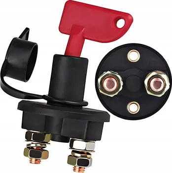 Autobaterie Hlavní vypínač proudu 12V 24V max. 300A Bateriový odpojovač