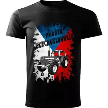 Pánské tričko Pánské tričko černé Made in Czechoslovakia legendy VZOR č. 35 ZETOR CRYSTAL 12045 M (tričko Made in Czechoslovakia Československé legendy veteránů)