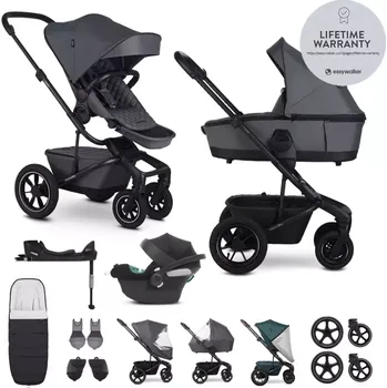 Kočárek EASYWALKER Kočárek kombinovaný Harvey⁵ Premium XXL AIR + CYBEX Aton B2 i-Size Mineral Grey