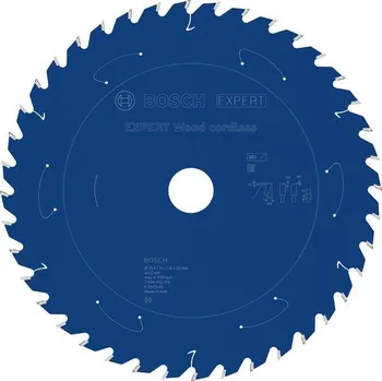 Pilový kotouč Bosch Pilový kotouč EXPERT Wood cordless, 254&nbsp;×&nbsp;2,1/1,6&nbsp;×&nbsp;30&nbsp;mm, T40 Professional (2608902176)