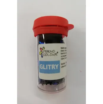 Glitry volně sypané 4g - odstín 85 27 - hvězdičky modré