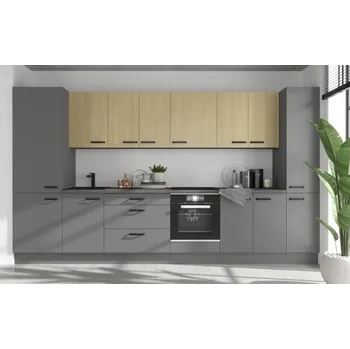 Kuchyňská linka Stolarz-Lempert Kuchyňská linka Scandi/Nessa ANT 370 cm - Sestava 3