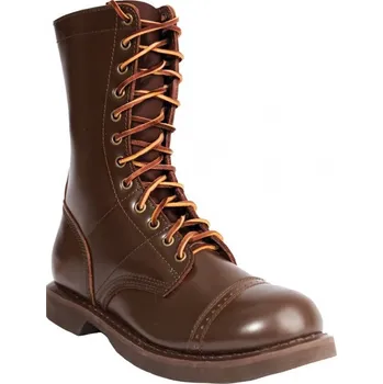 Pánská sportovní obuv ROTHCO Boty JUMP 10" kožené HNĚDÉ 8 KŮŽE