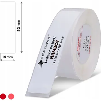 Speciální papír Samolepicí štítky samolepky termální pro Niimbot D11 D110 D101 14x50
