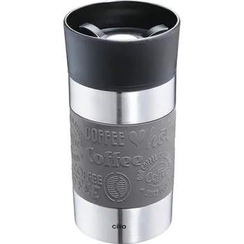 Cilio Viaggio Termohrnek 300 ml, šedá