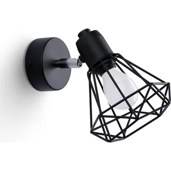 Bodové svítidlo Bodové svítidlo Artemis, 1x černé drátěné stínítko, (možnost polohování)