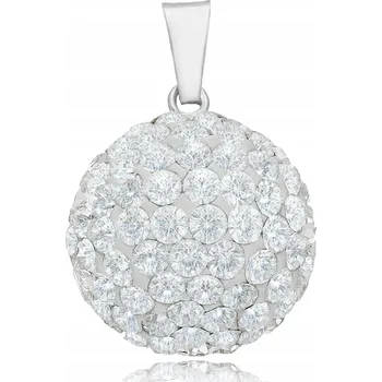 Přívěsek STŘÍBRNÁ KULIČKA SWAROVSKI PŘÍVĚSEK ZÁVĚS 20 mm