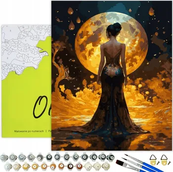 MALOVÁNÍ PODLE ČÍSEL Žena Obrazy k Malování podle čísel s Rámem Oh Art