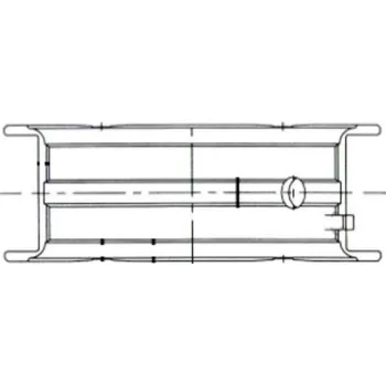 Kliková hřídel Hlavní ložiska klikového hřídele MAHLE 011 FL 21059 025