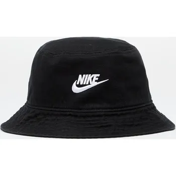 Klobouk Klobouk Nike Apex Futura Washed Bucket Hat Black/ White S