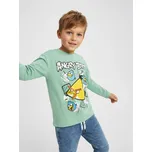 Sinsay - Tričko s dlouhými rukávy Angry Birds - zelená - 192GS-70X - 192GS-70X-134