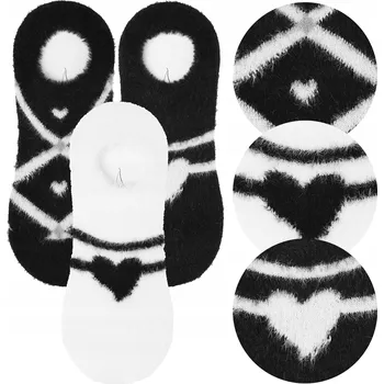 Pánské oblečení Kotníkové Ponožky Ponožky Kožešiny ABS Černobílé MORAJ 3-PAK 35-38