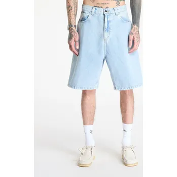 Pánské kraťasy Šortky Carhartt WIP Brandon Short Blue Heavy Stone Bleached XS