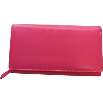 Peněženka Dámská kožená peněženka Vera Pelle KC474 - růžová