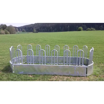 krmítko pro hospodářská zvířata Oválné příkrmiště 16 místné