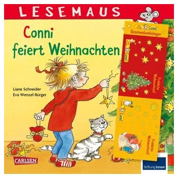 První čtění LESEMAUS 58: Conni feiert Weihnachten - Schneider Liane [DE] (2025, Brožovaná, Carlsen)