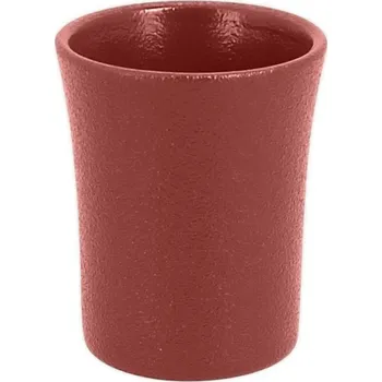 Hrnek bez ouška 9cl Basil tmavě červená, RAK-NFSPCU09DR, RAK