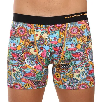 Boxerky Pánské boxerky 69SLAM Dylan TROPICAL LAH (MBYTCL-PO) S MBYTCL-PO Možnost vrácení zboží ZDARMA do 120 dnů!