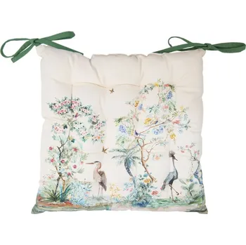 Dekorativní polštářek Podsedák s výplní Birds in Paradise
