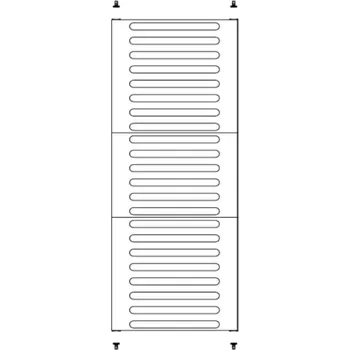 Dílenský regál Police k regálu 600 mm, délka 1491 mm, EZ-61491
