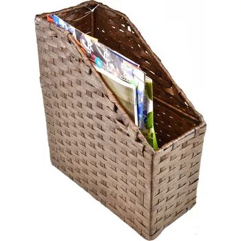 Úložný box Vingo Pořadač na časopisy hnědý