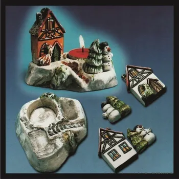 Svícen SVÍCEN SVÁTKY SÁDROVÉ ODLIWKY FORMA NA SÁDRU 3D