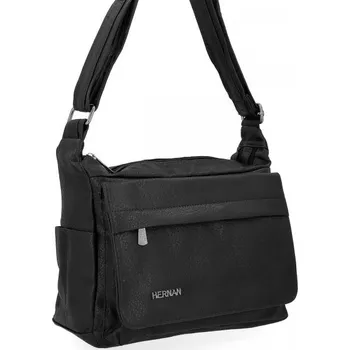 Kabelka Dámská kabelka listonoška Hernan černá 0677
