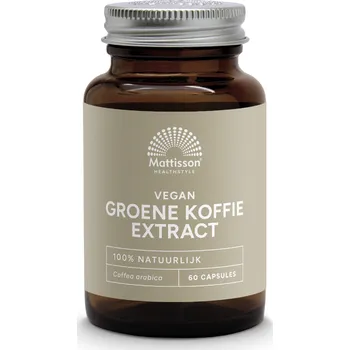 Přírodní produkt Mattisson Extrakt ze zelených kávových zrn 500 mg - 60 kapslí