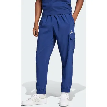 ADIDAS Kalhoty Essentials Small Logo Cargo XS BÍLÁ|MODRÁ