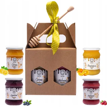 DÁRKOVÁ SADA MED 2x400g S OVOCEM OCHUCENÝ DÁREK MEDY