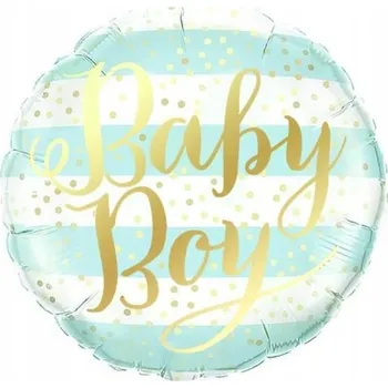 Balónek Fóliový balónek BABY BOY 1 rok modrý 45 cm