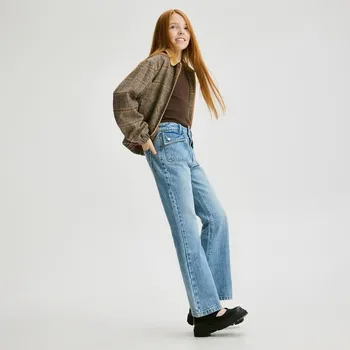 Dívčí džíny Reserved - Džíny flare - modrá - 829FF-55J - 829FF-55J-122