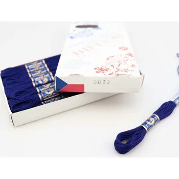 Příze Niťárna Vyšívací příze Mouline 5082 - inkoustová