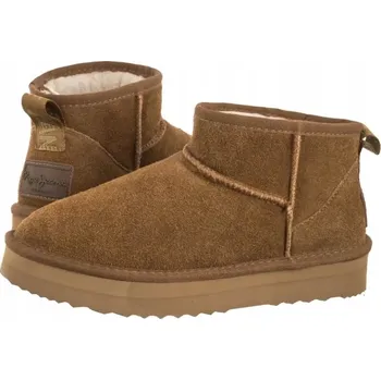 Dívčí sněhule Dámské Sněhule Pepe Jeans Dissy Young Caramel PLS50536 Hnědé