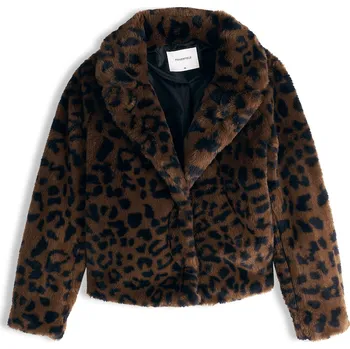 Dámský kabát GATE Zkrácený kabát z umělé kožešiny se zvířecím potiskem 34 625-0653/28