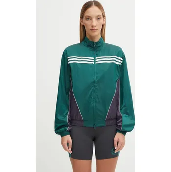 Pánská bunda Bunda adidas Originals adidas Originals x Sporty & Rich zelená barva, přechodná, oversize, KA7990, 30, 79X