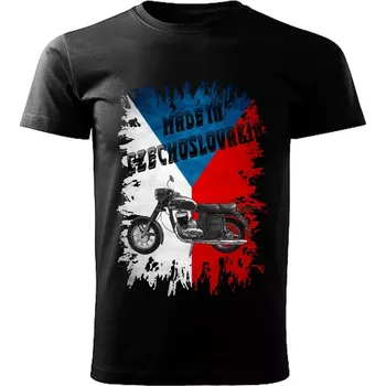 Pánské tričko Pánské tričko černé Made in Czechoslovakia legendy VZOR č. 19 XXL (tričko Made in Czechoslovakia Československé legendy veteránů)