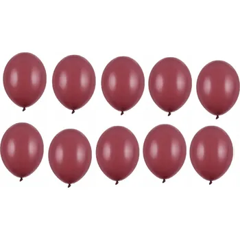 Balónek Id_5431 10x BALÓNKY BORDO BORDÓOVÉ ŠVESTKOVÉ BORDOVÉ PASTELOVÉ NAROZENINY